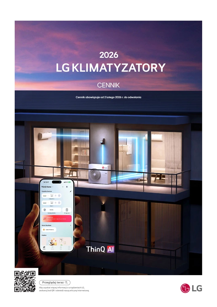 Cennik Klimatyzacji LG 2026 Warszawa