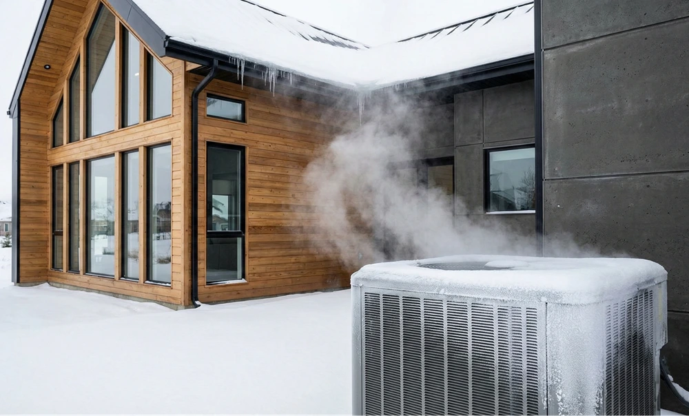 Defrost Klimatyzacja grzeje dom na Białołęce w Warszawie