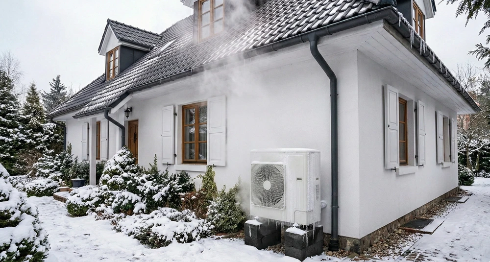 Defrost Klimatyzacja grzeje dom w Łomiankach pod Warszawą