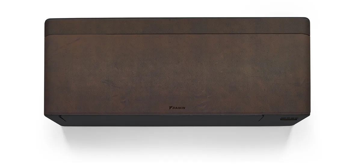 Daikin ścienny wraz z montażem w Warszawie model stylish ftxa-dl klimatyzacja japońska premium Daikin Stylish FTXA-DL + RXA Klimatyzator ścienny w stylu ciemnobrązowej skóry z czarnym korpusem