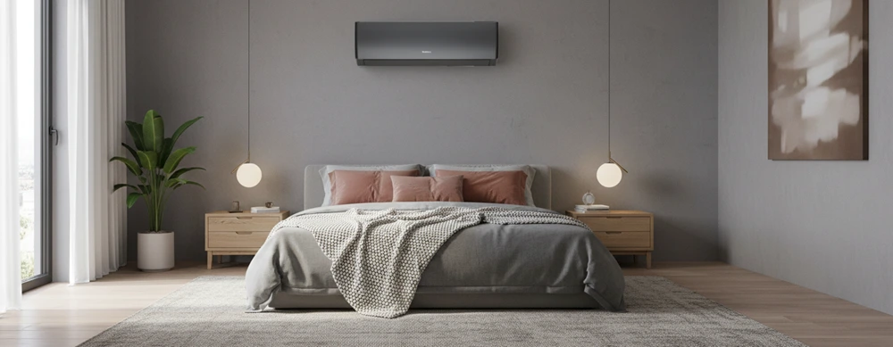 Klimatyzator Gree Pular Pro w Sypialni PP09