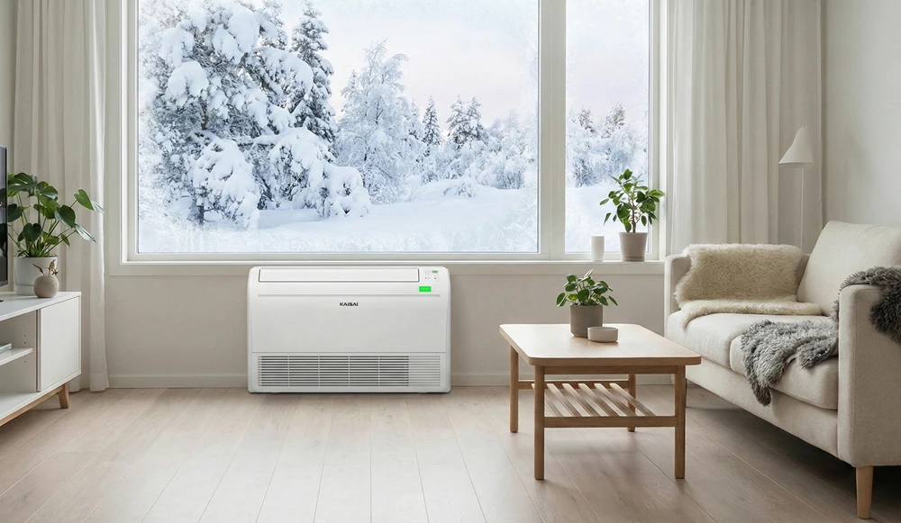 Kaisai-KFAU Klimatyzator Przypodłogowy typu konsola na skosy do domu i mieszkania
