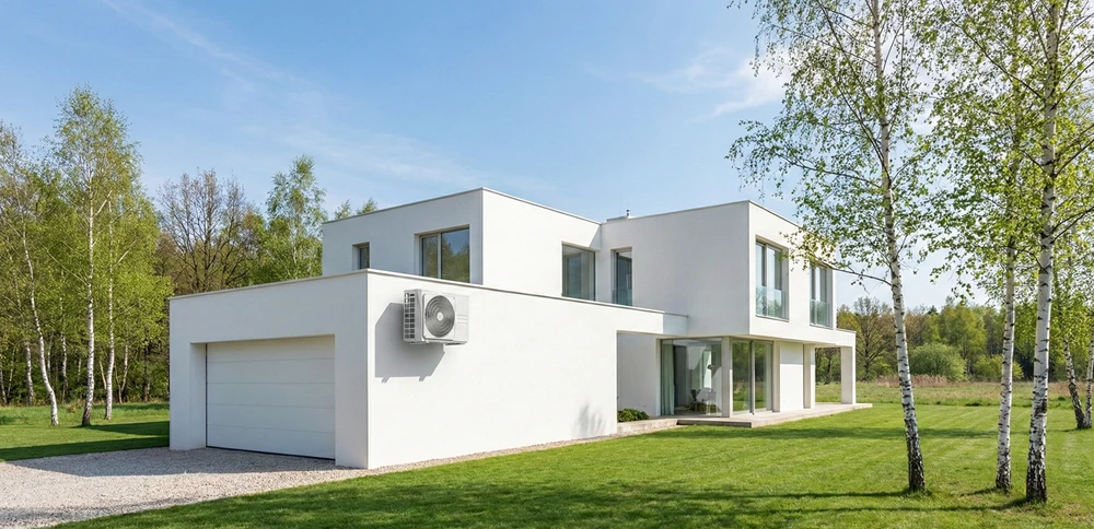 Kaisai Agregat multi KKO montaż na willi Warszawa Bielany