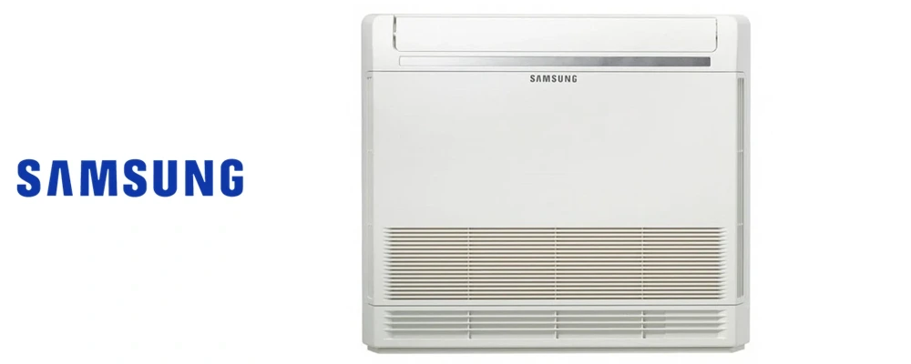 Samsung konsola przypodlogowa do pokoju ze skosami 